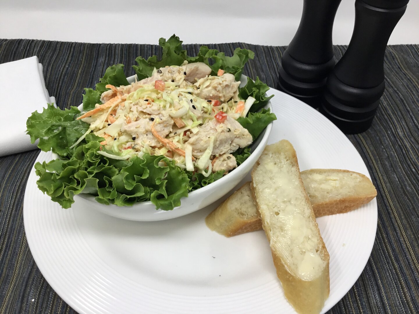 Asian Pulled Chicken Slaw scaled