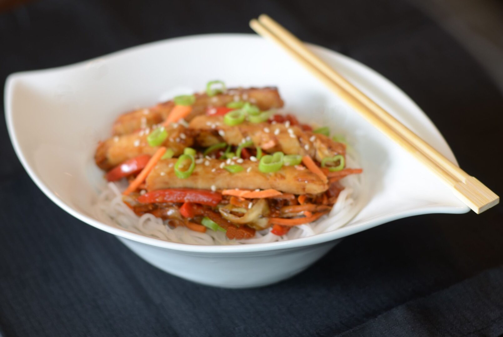 Japanese-Style Turkey Stir Fry with Rice Noodles – NEW
