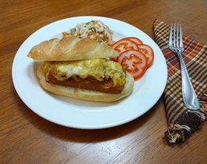 Cheesy BBQ Pork Rib Grilled Onion Sandwich 1 1