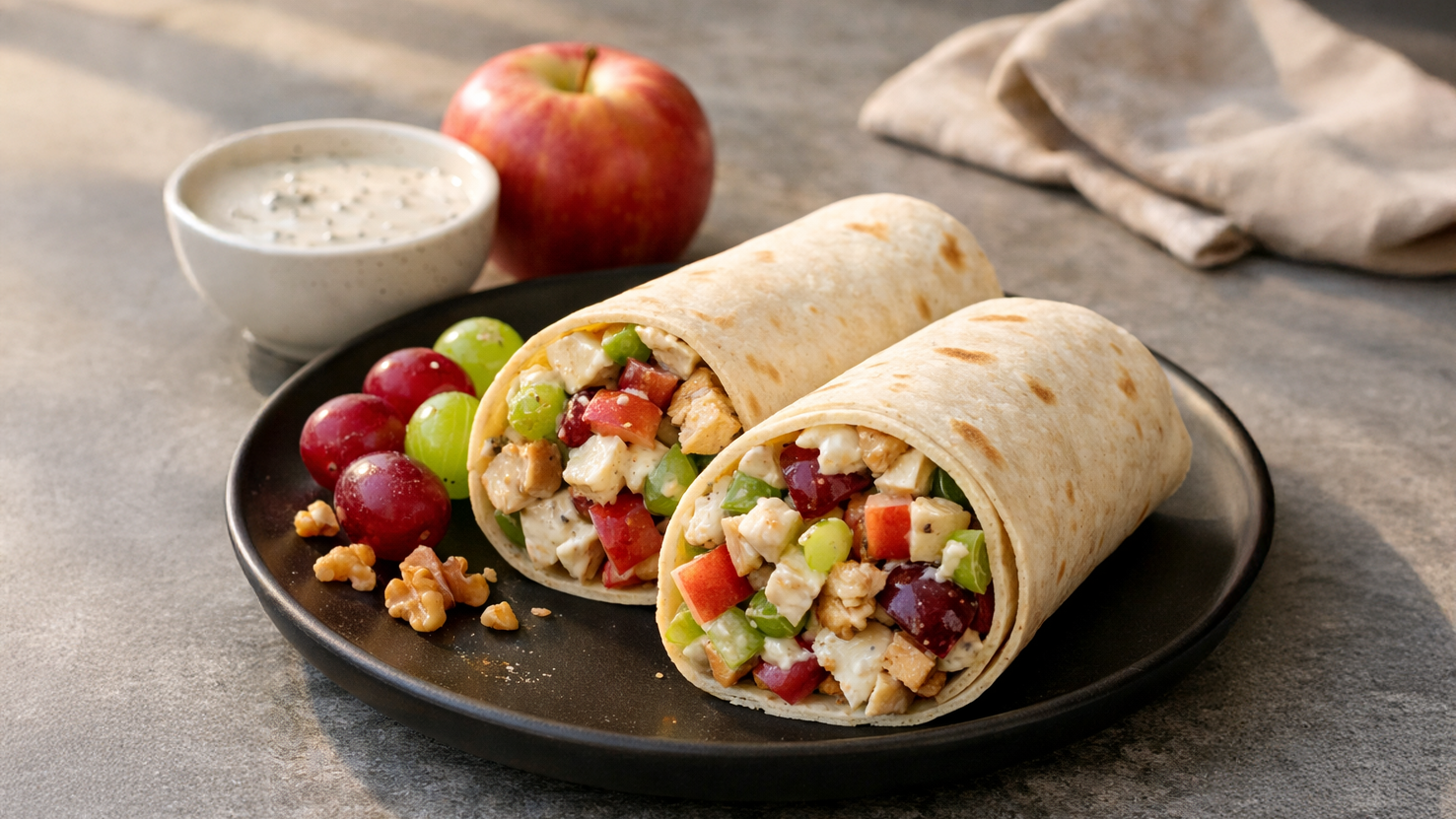 Chicken Waldorf Wrap