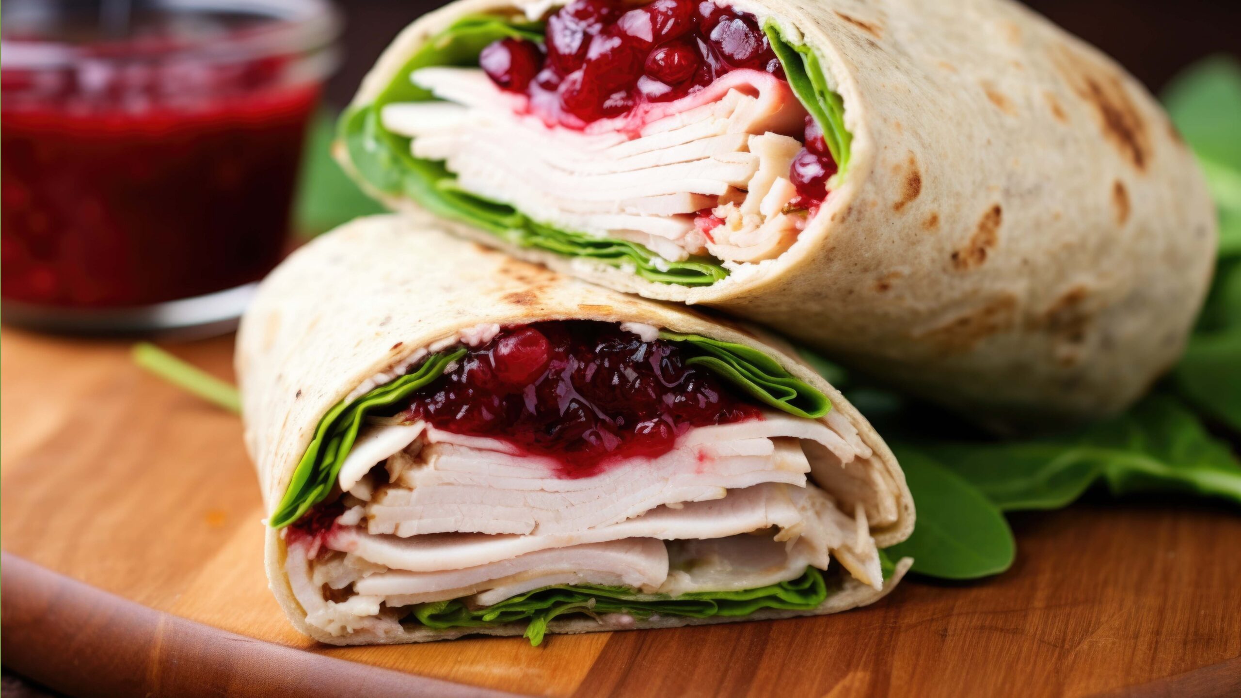 Cranberry Turkey Wrap