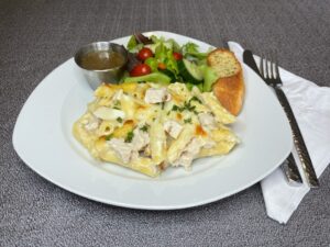 Creamy Chicken Alfredo Bake