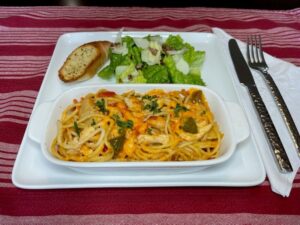 Creamy Chicken Spaghetti Bake