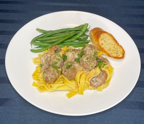 Creamy Meatball Stroganoff