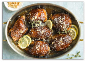 Ginger-Beer Chicken Thighs