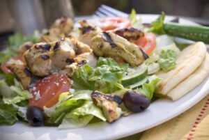 Greek Salad with Chicken
