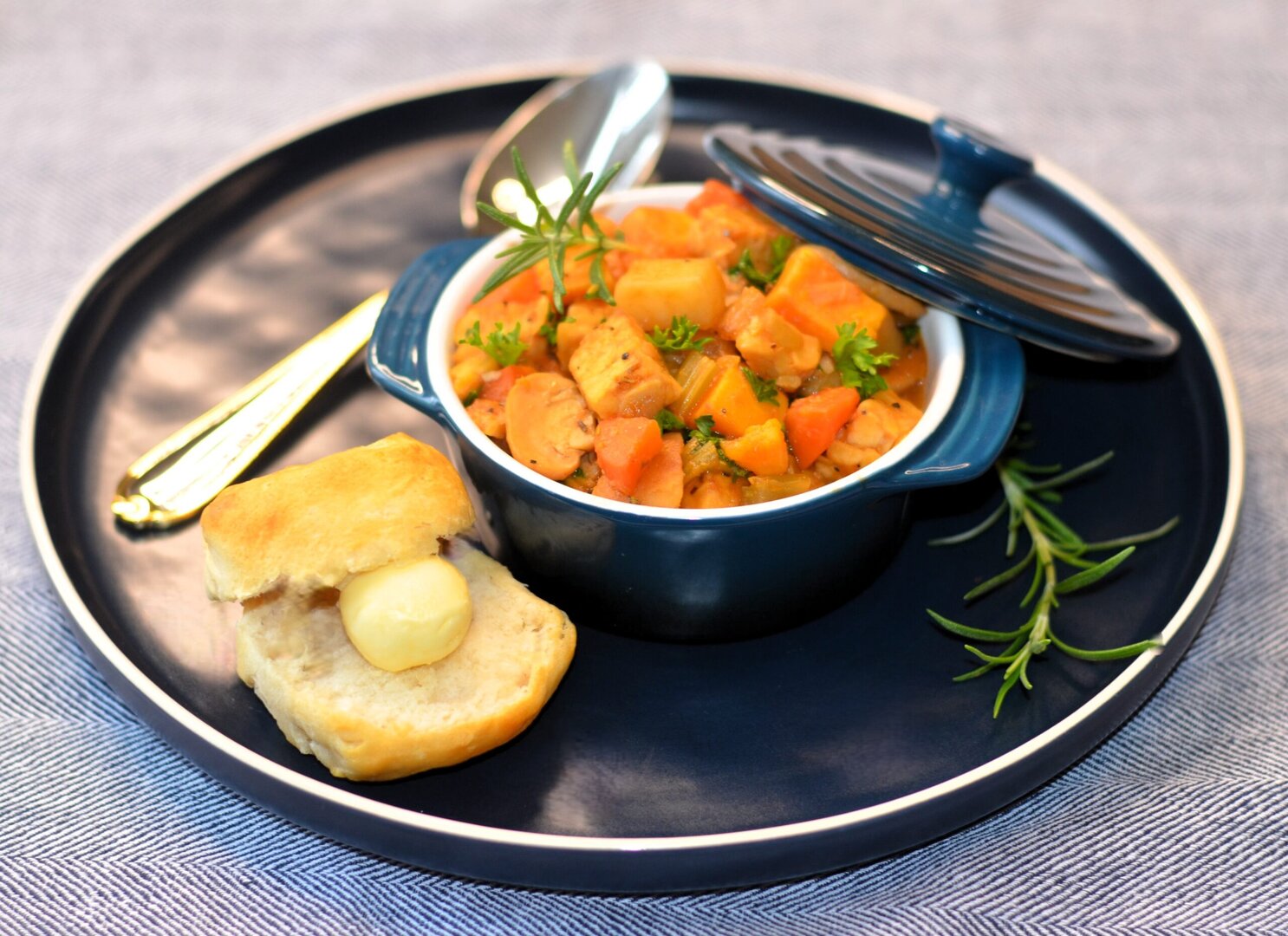 Harvest Stew with Rosemary Infused Tempeh -NEW