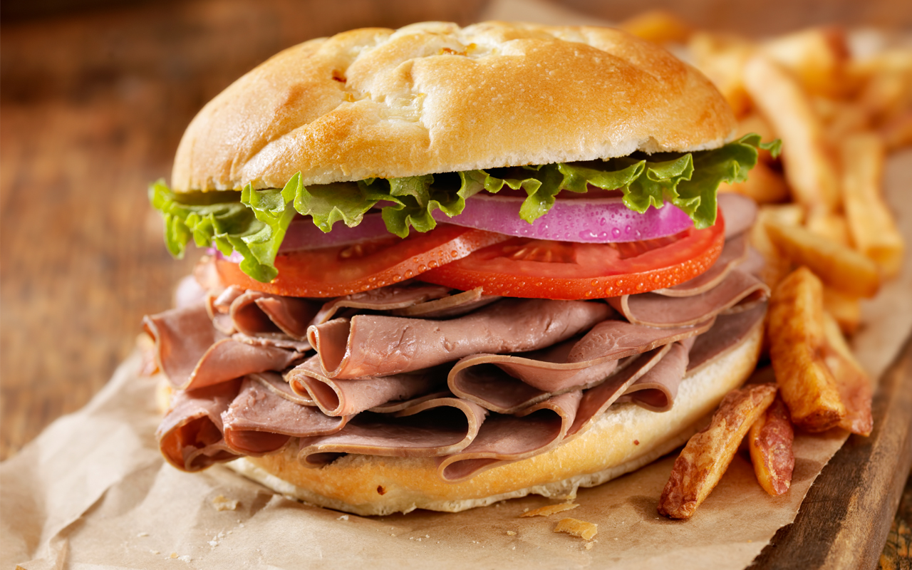 Horseradish Beef on a Bun
