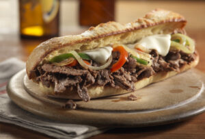 Italian Shaved Steak Sandwich Option