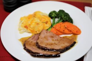 Maple Mustard Glazed Ham