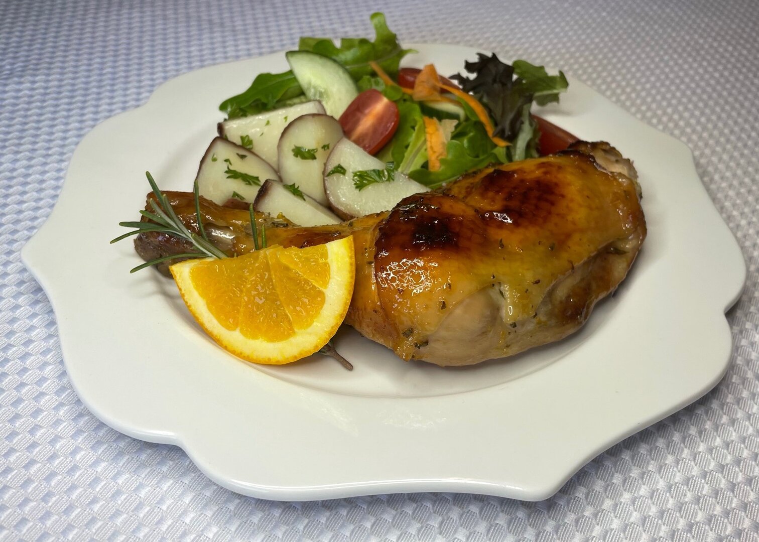 Orange, Rosemary & Honey Chicken Leg