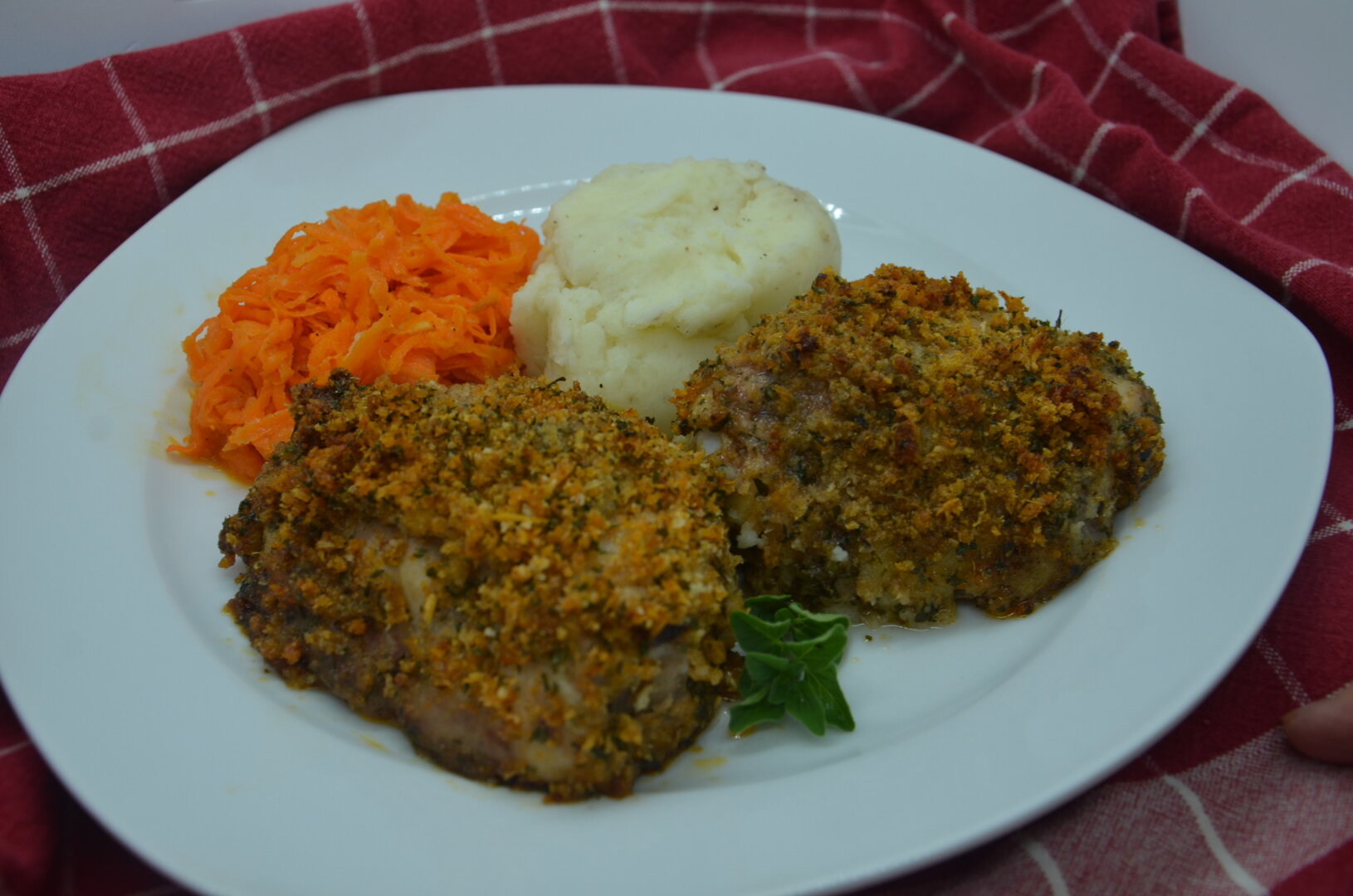 Parmesan Crusted Chicken Thighs
