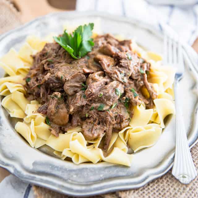 Pulled Beef Stroganoff 16