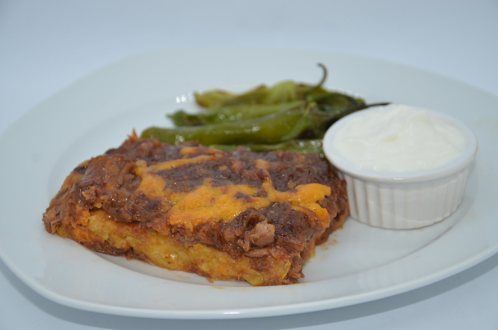 Pulled Pork & Cornbread Skillet Casserole