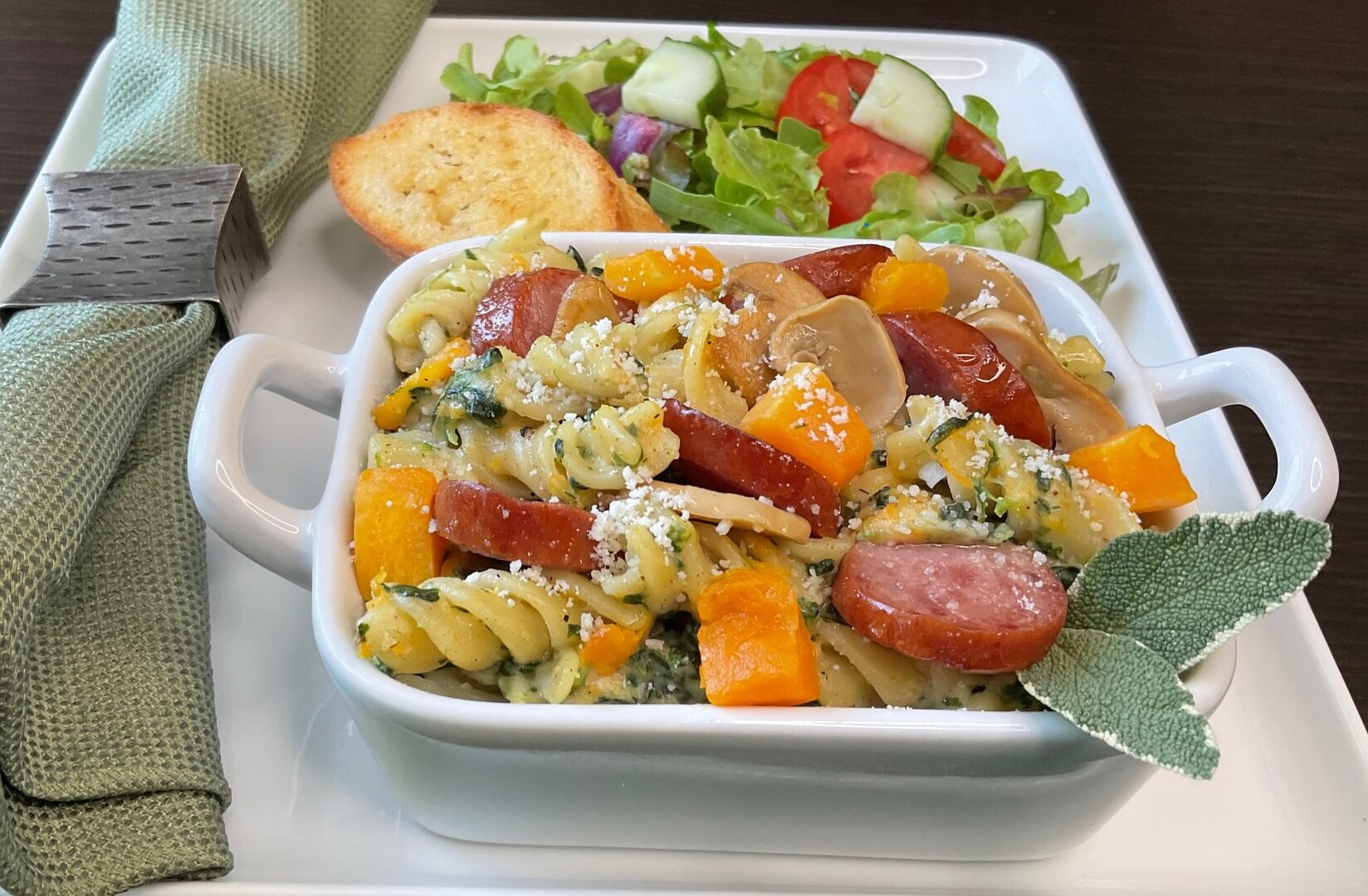 Sausage & pasta photo