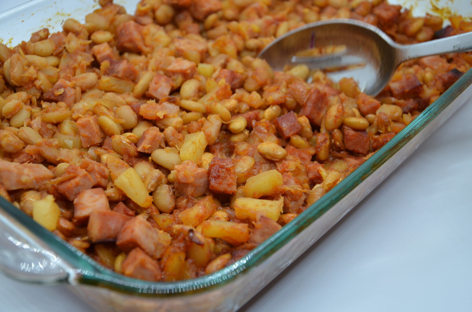 Ham & Pineapple Baked Beans