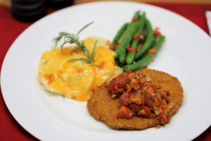 Veal Schnitzel with Balsamic Tomato Sauce