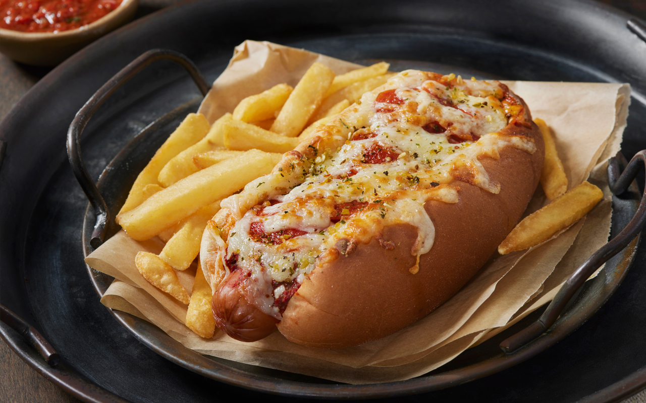 Field Roast Italian Sausage on a Bun