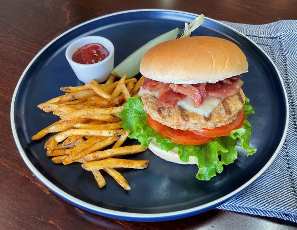 Bacon & Swiss Turkey Burger