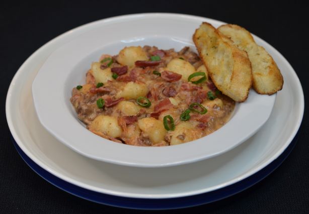 Beef & Bacon Gnocchi Bake